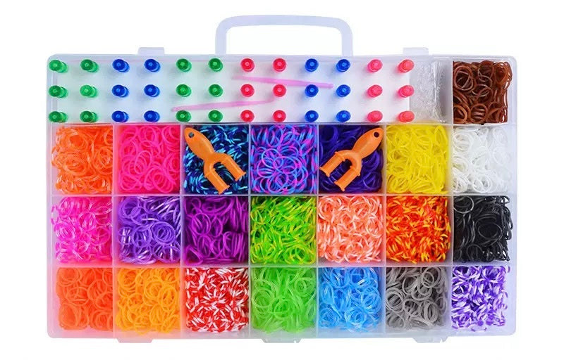 Rainbow Loom Band DIY Set|Colorful Bracelet Making Kit