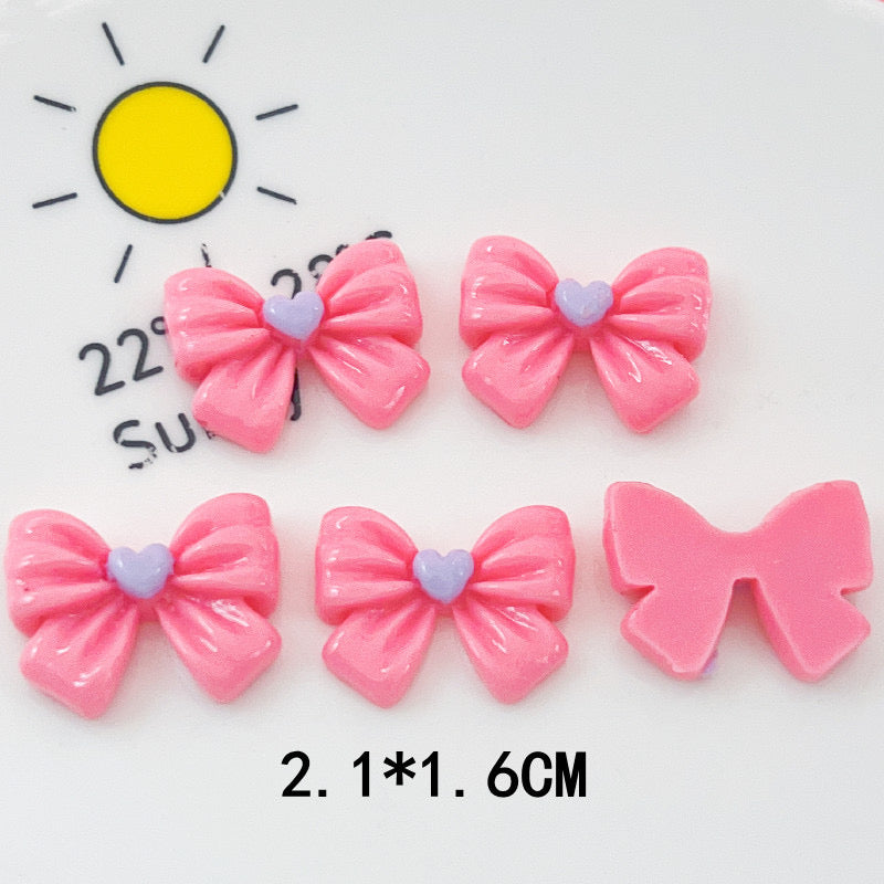 Ribbon Pastel Deco Charms (10pcs)