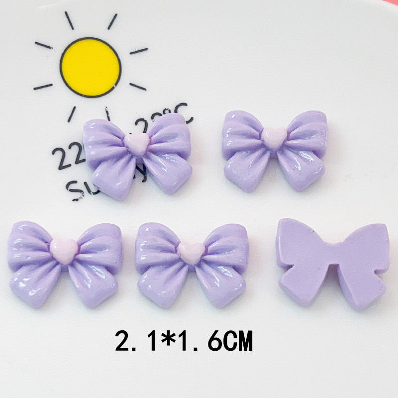 Ribbon Pastel Deco Charms (10pcs)