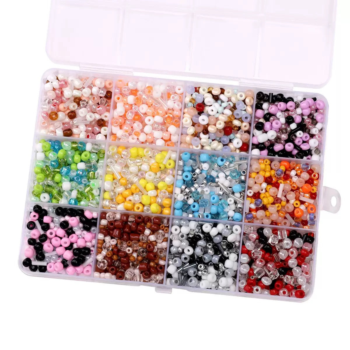 QQWonderland Y2K Glass Seed Beads DIY Set|Kawaii Bracelet & Jewelry Making Kit