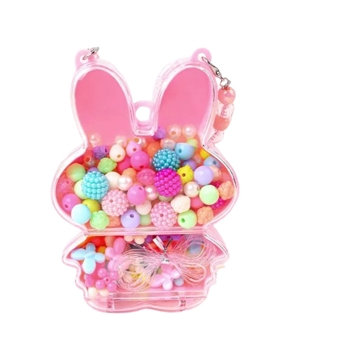 Bunny Beading DIY Set|Kawaii Bracelet Kit in Bunny Case