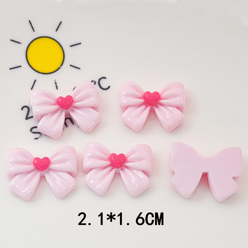 Ribbon Pastel Deco Charms (10pcs)