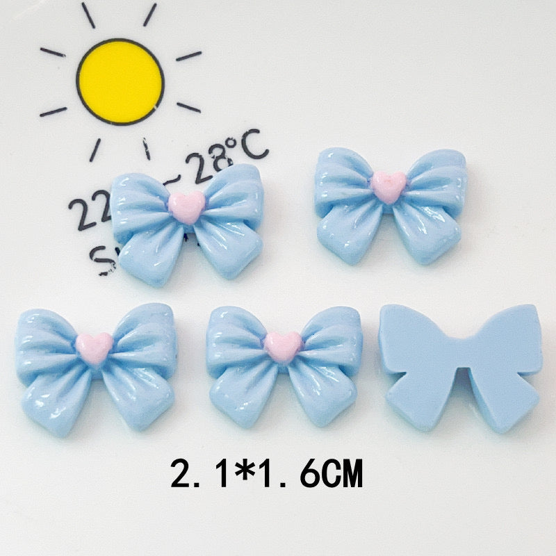 Ribbon Pastel Deco Charms (10pcs)