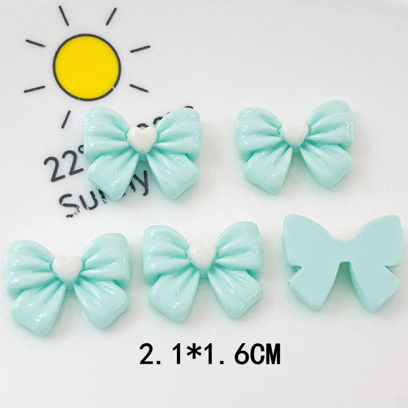 Ribbon Pastel Deco Charms (10pcs)