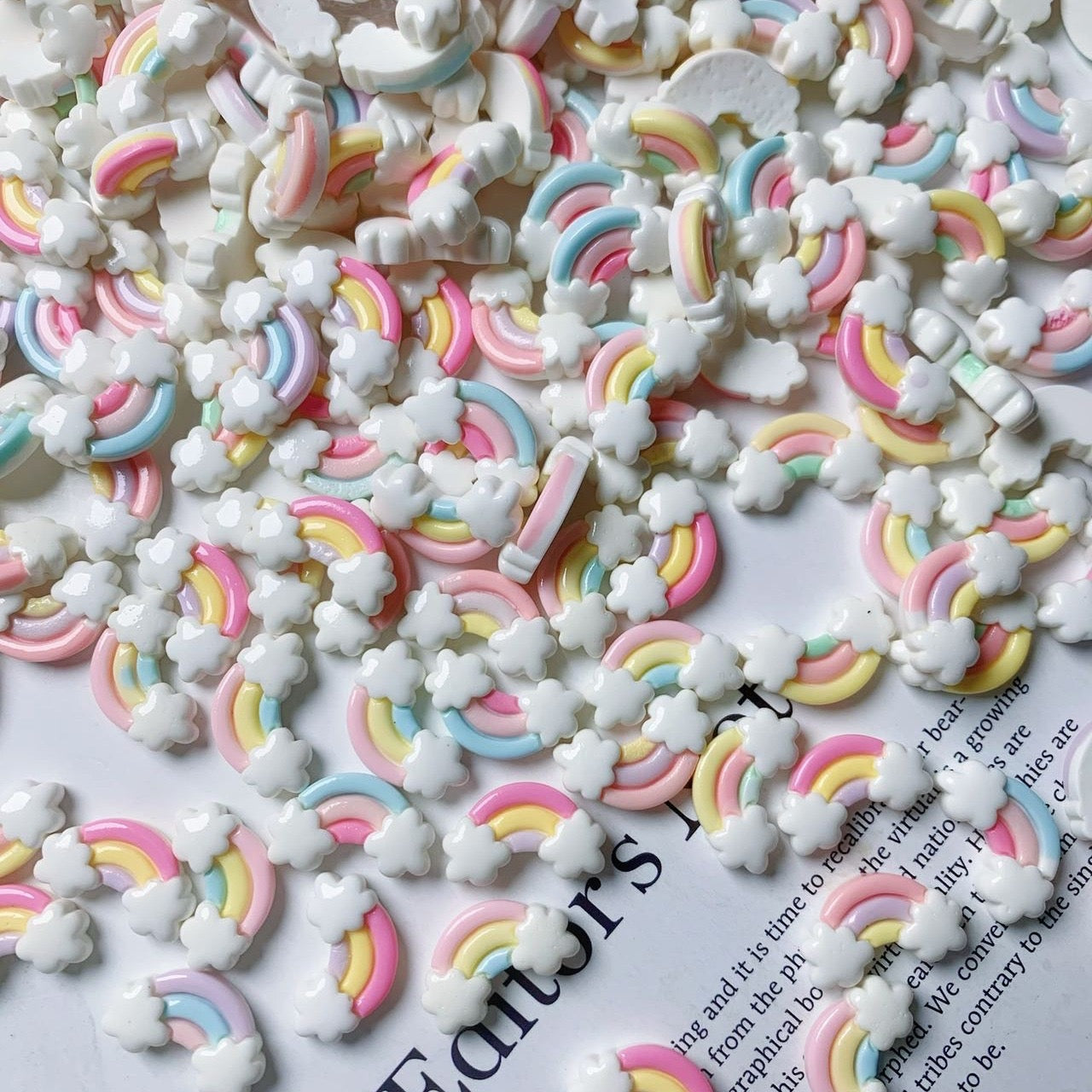 Mini Rainbow Deco Charms (10pcs)