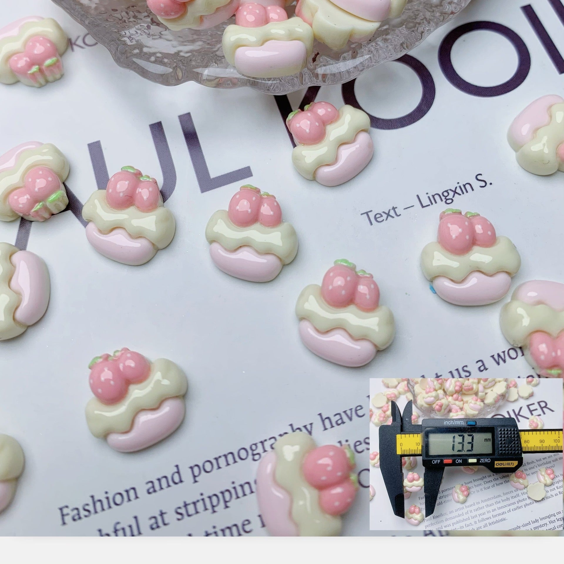 Mini Cupcakes Charms (10pcs)