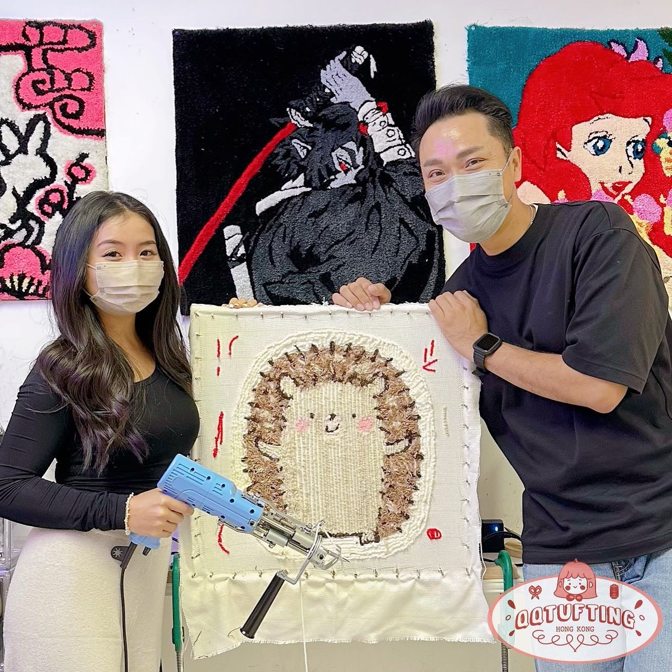 QQTufting Workshop | Make Your Own Fuzzy Art! (Only KwunTong)