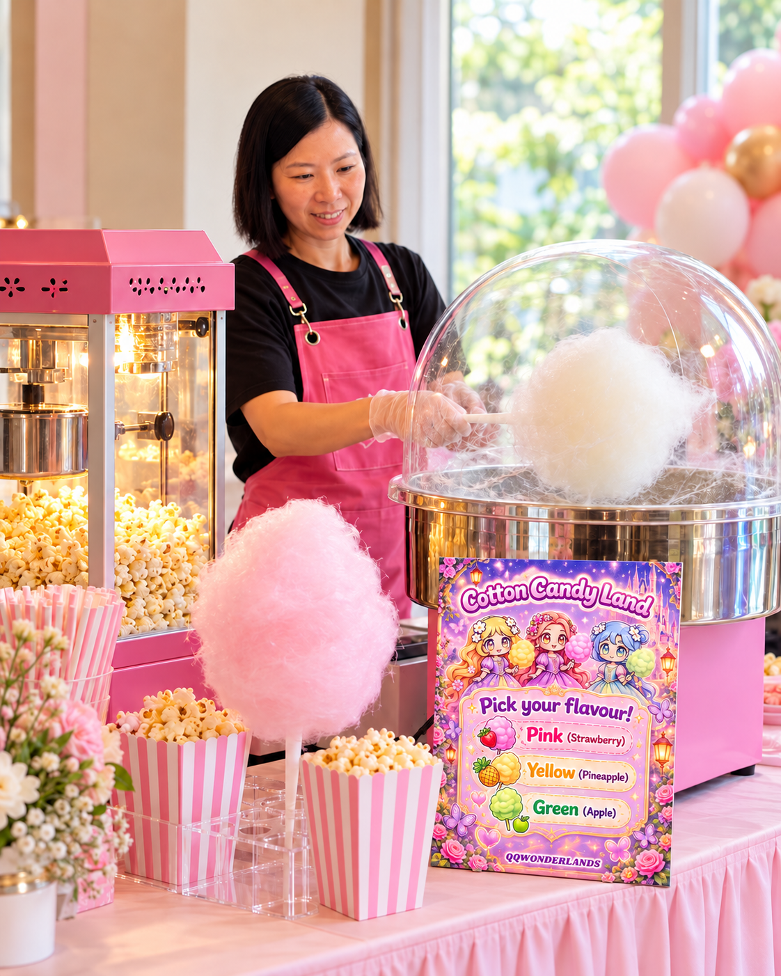 Cotton Candy & Popcorn