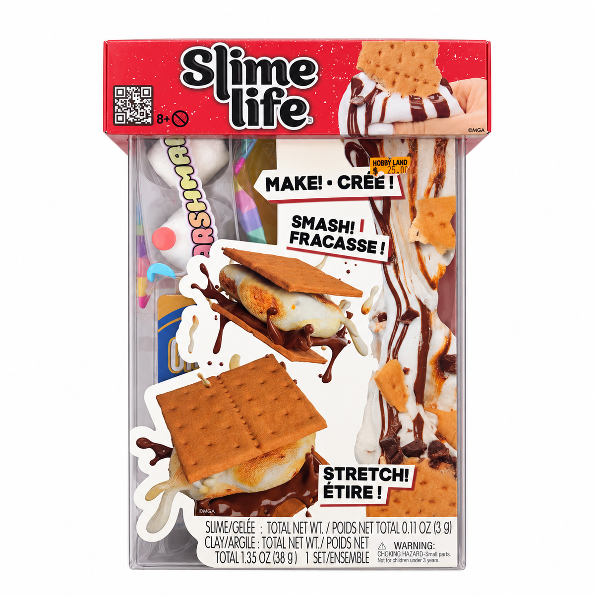 Slime Life S’mores Slime Play Set｜朱古力棉花糖夾心餅造型 Slime 玩具套裝 🍫🤍✨