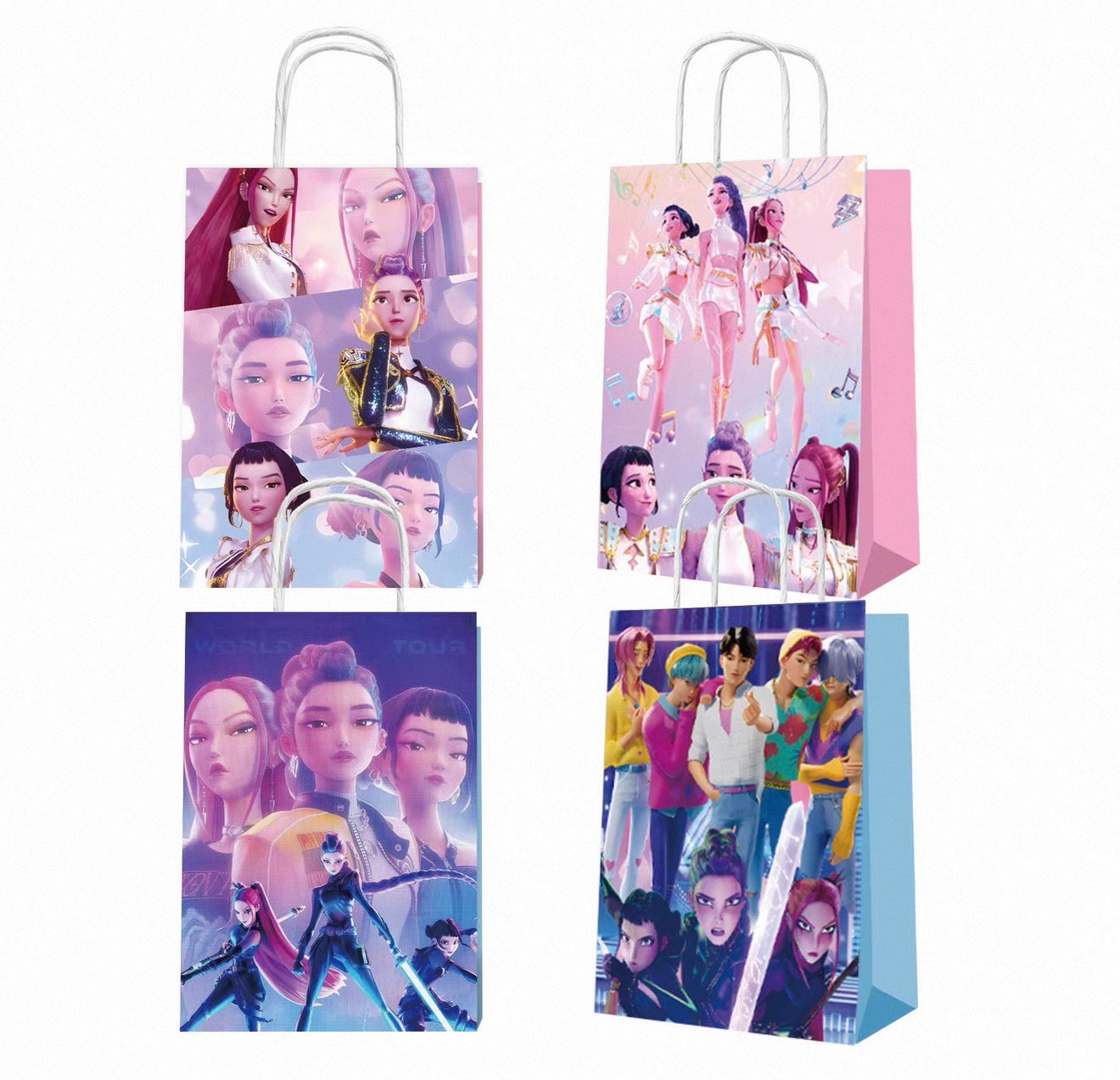 Demon Hunter Party Gift Bags (10pcs Set)