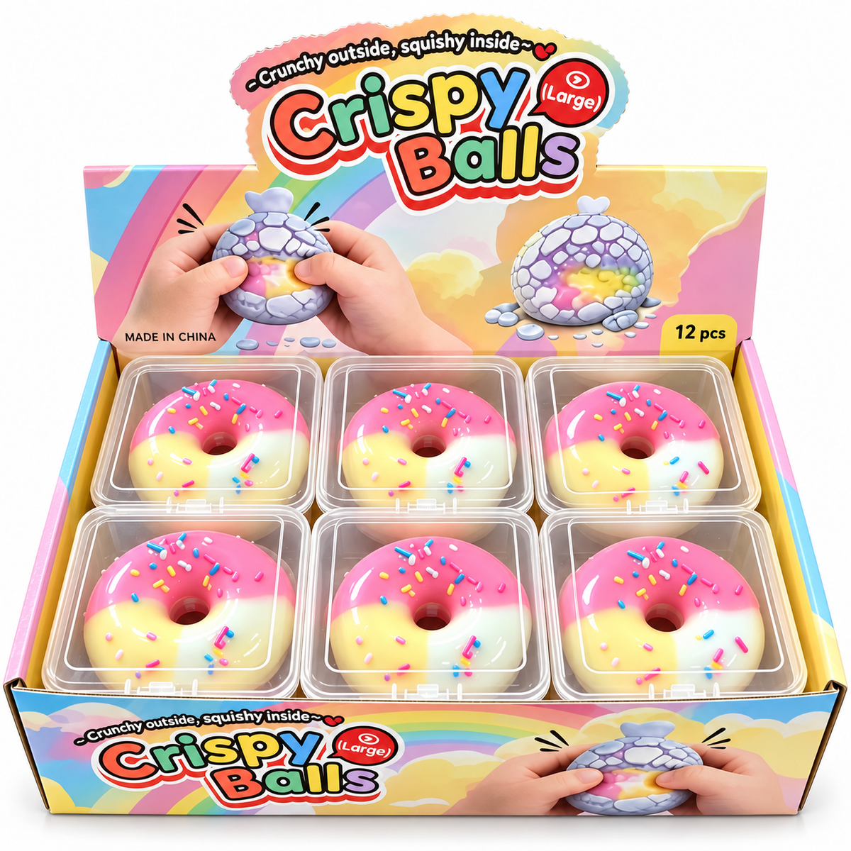Cracking Donut Wax Squishy｜冬甩脆皮捏捏