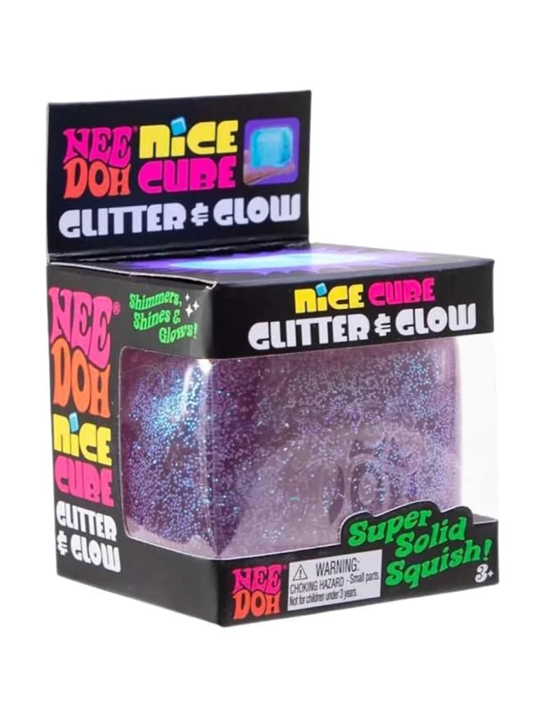 Needoh Glitter & Glow Nice Cube
