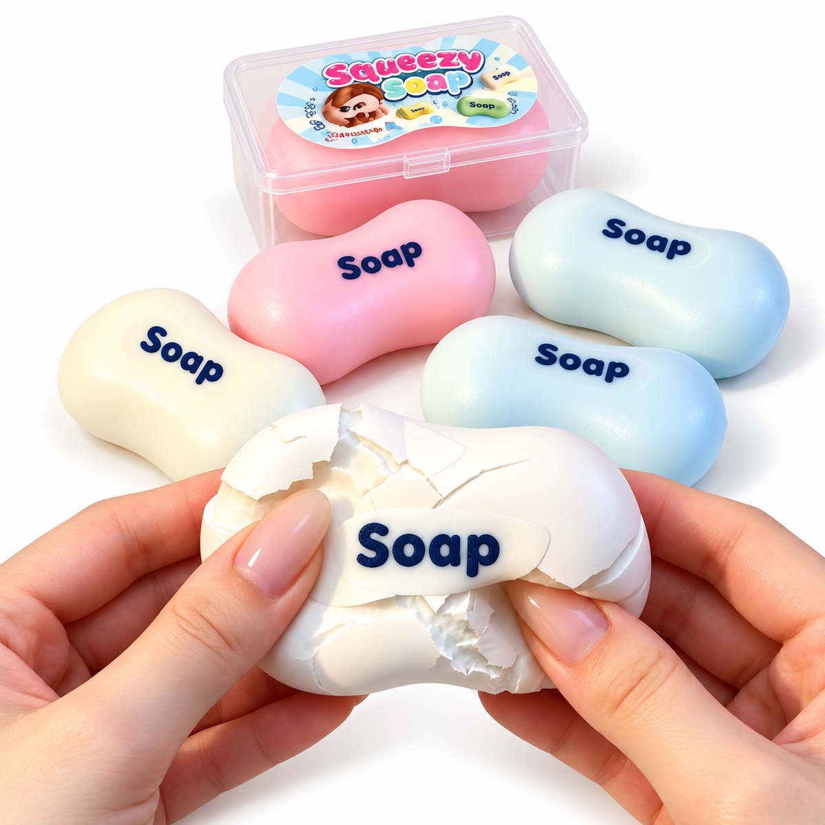 Cracking Soap Wax Squishy｜肥皂脆皮捏捏