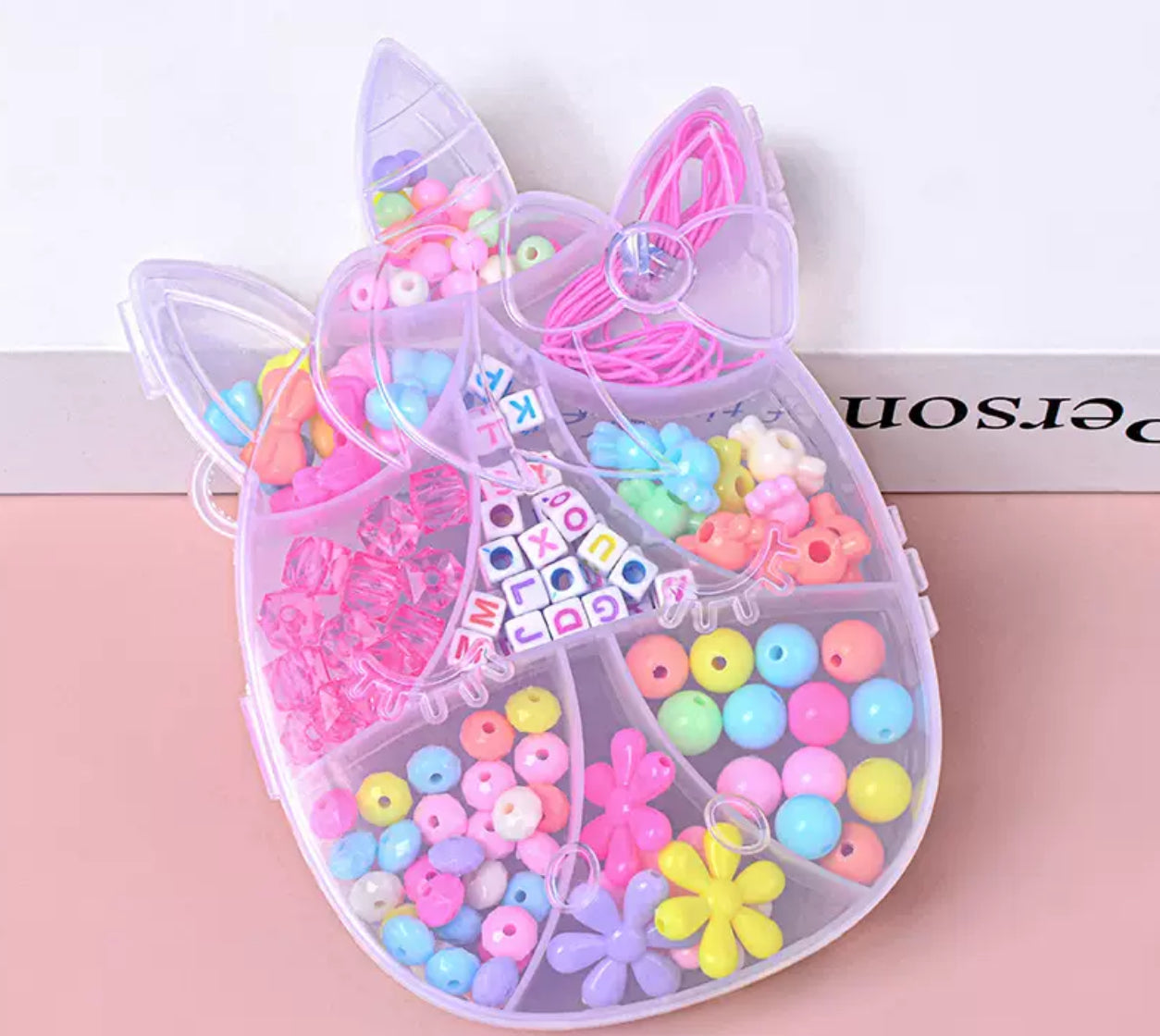 Unicorn Beading DIY Case Set B｜Magical Bracelet Kit in Unicorn Case