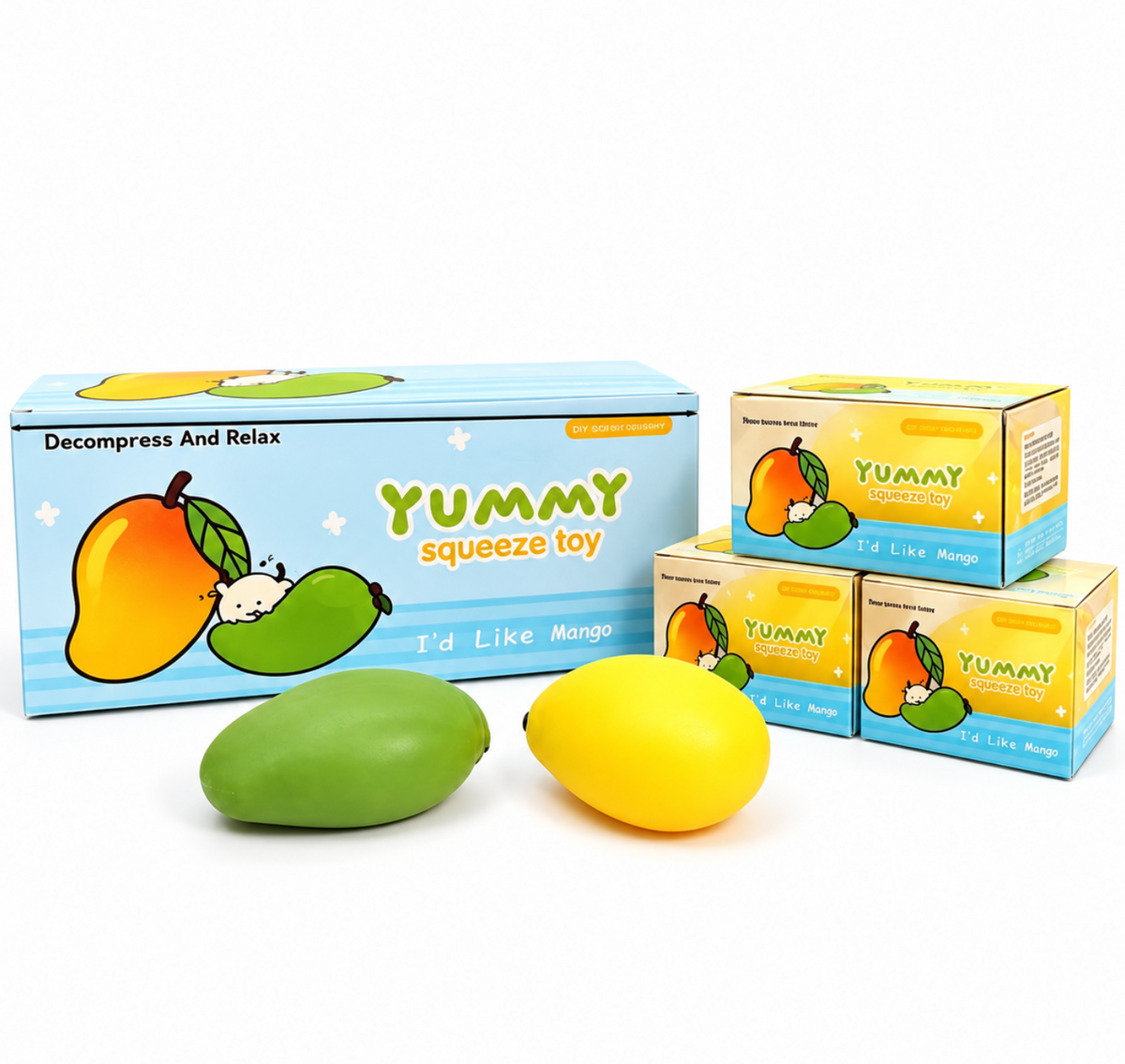 Colour-Changing Mango Crunchy Squishy｜變色芒果脆脆捏捏