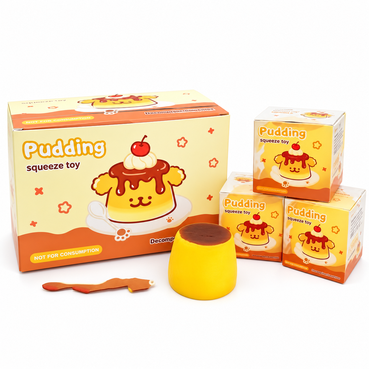 Pudding Crunchy Squishy｜布甸脆脆捏捏