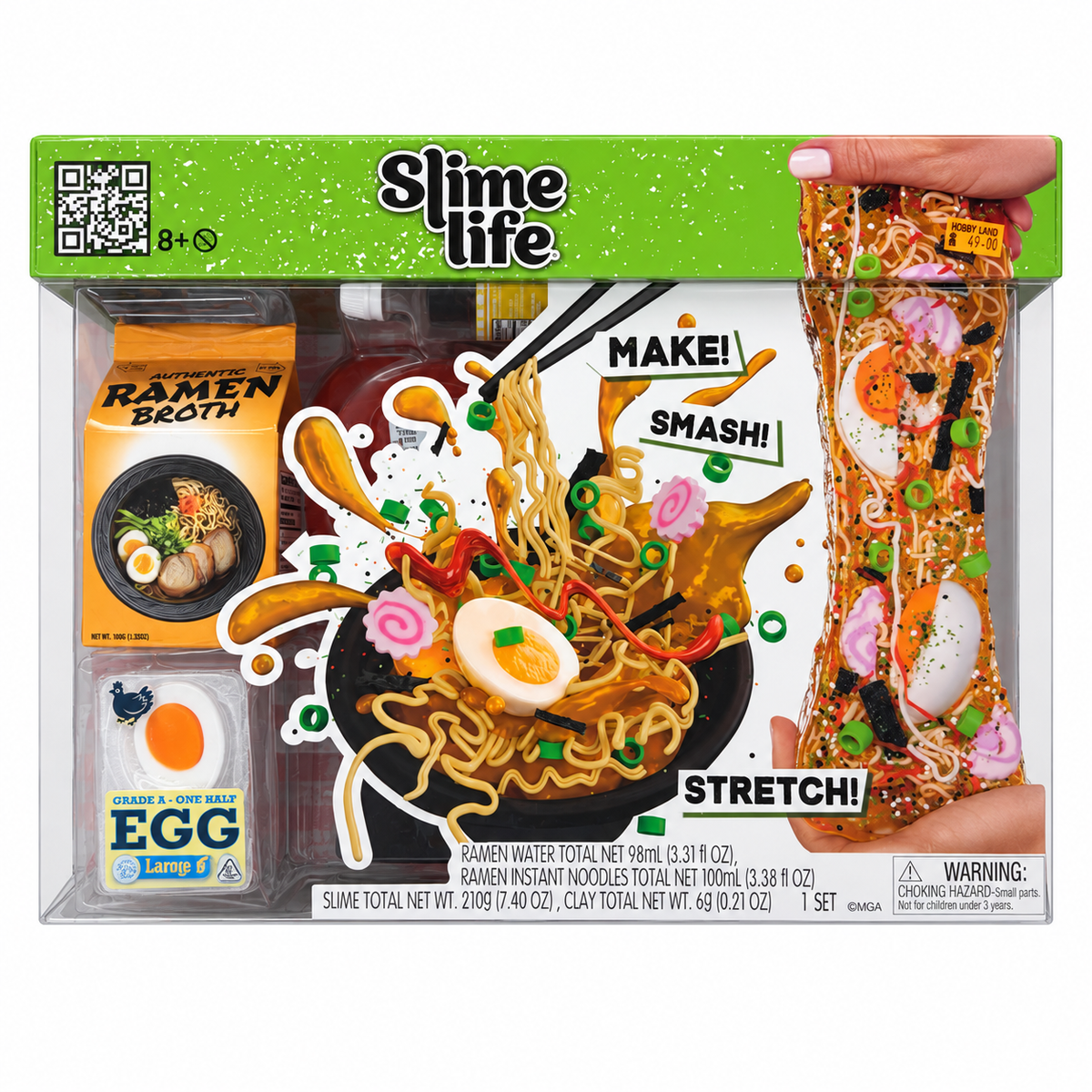 Slime Life Ramen Slime Play Set｜日式拉麵造型 Slime 玩具套裝 🍜🥢✨