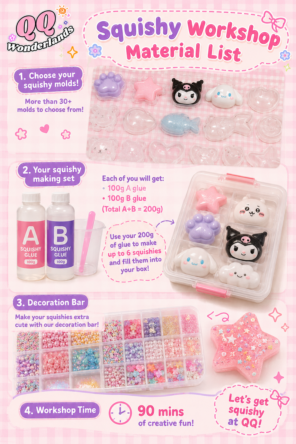QQSquishy Workshop | Let's make a box of squishies!