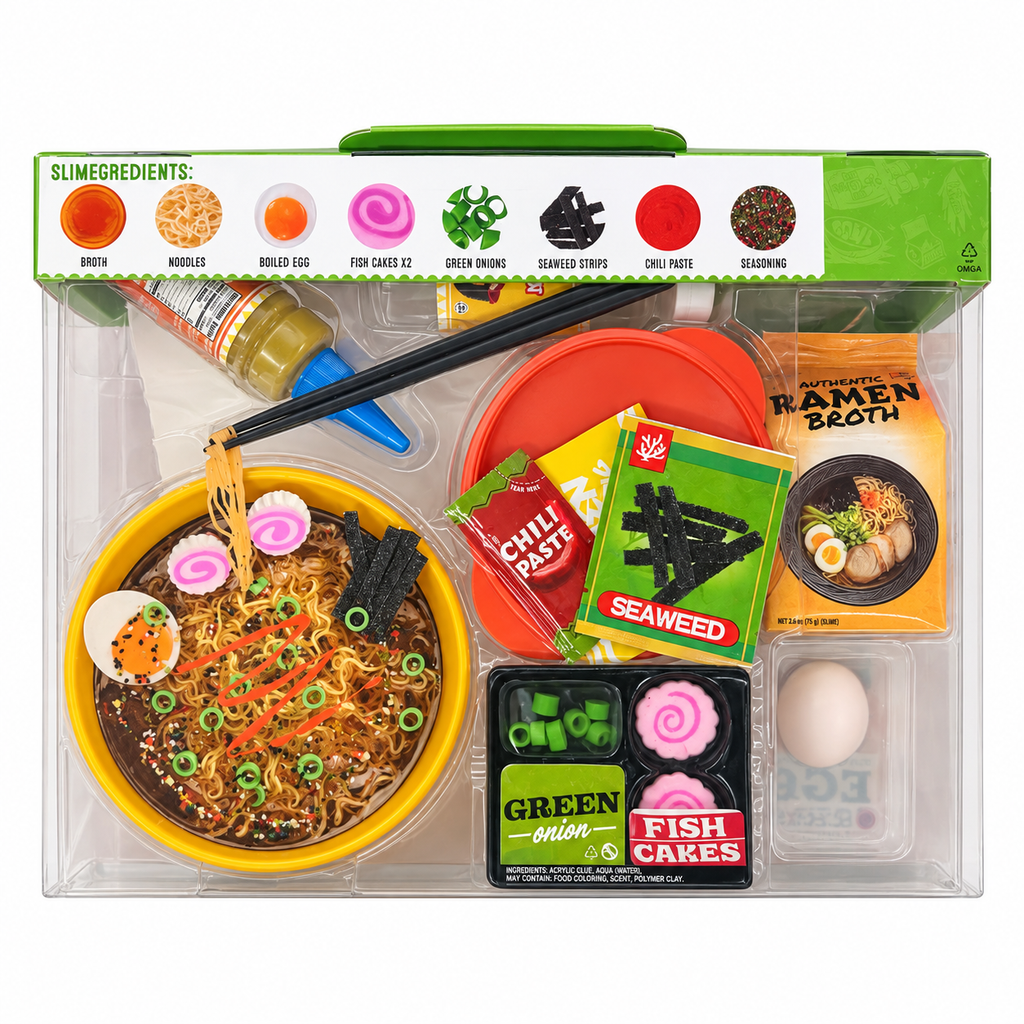 Slime Life Ramen Slime Play Set｜日式拉麵造型 Slime 玩具套裝 🍜🥢✨