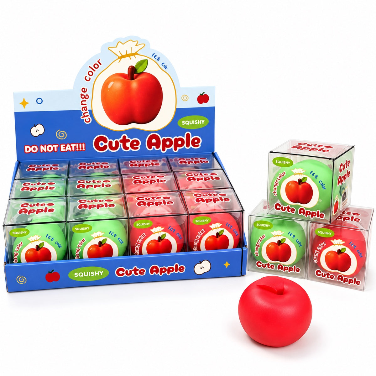 Colour-Changing Apple Crunchy Squishy｜變色蘋果脆脆捏捏