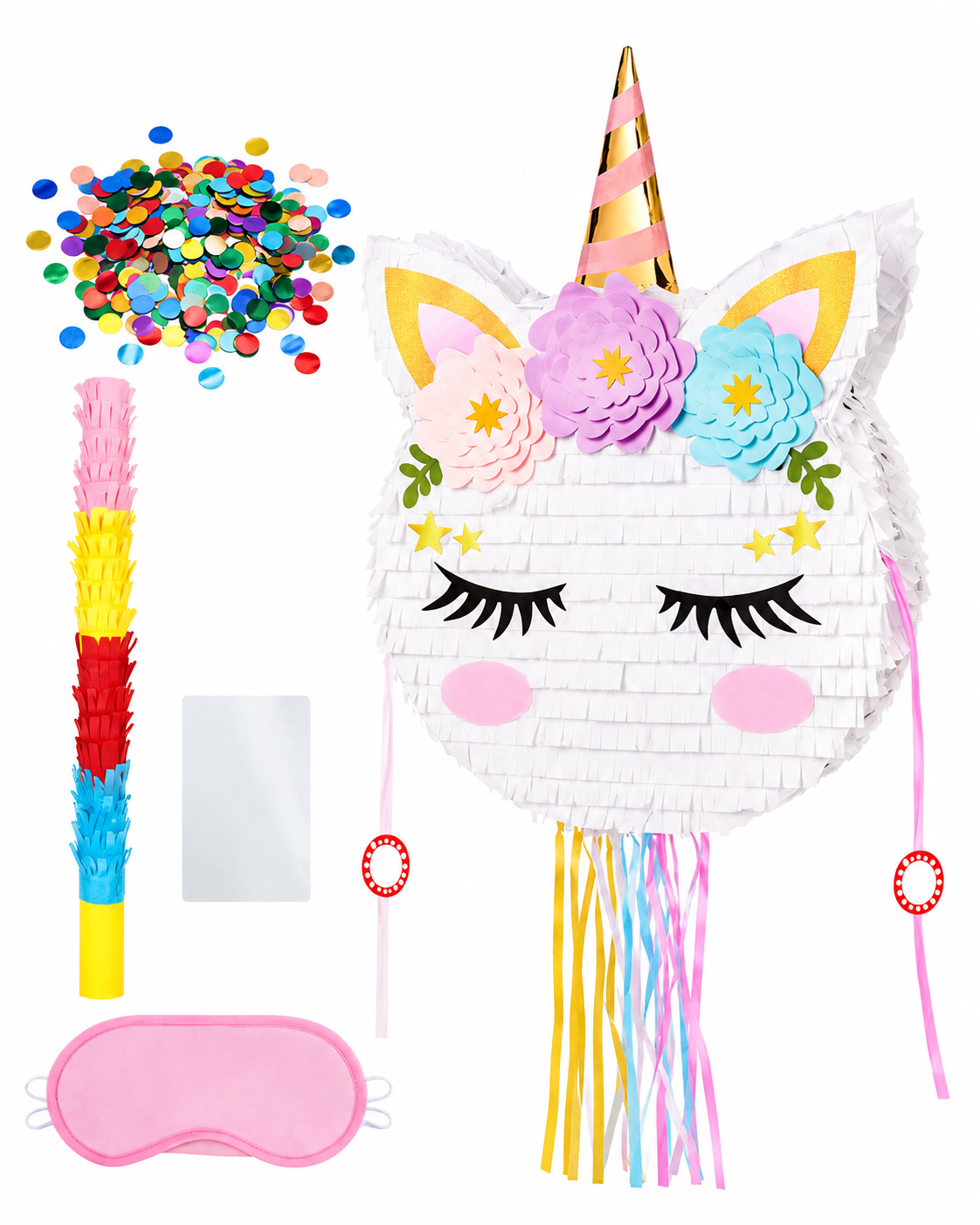 Magical Unicorn Piñata Party Set | 夢幻獨角獸生日派對皮納塔