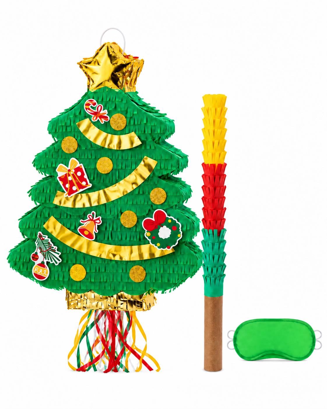 Christmas Tree Piñata Party Set | 聖誕樹派對皮納塔