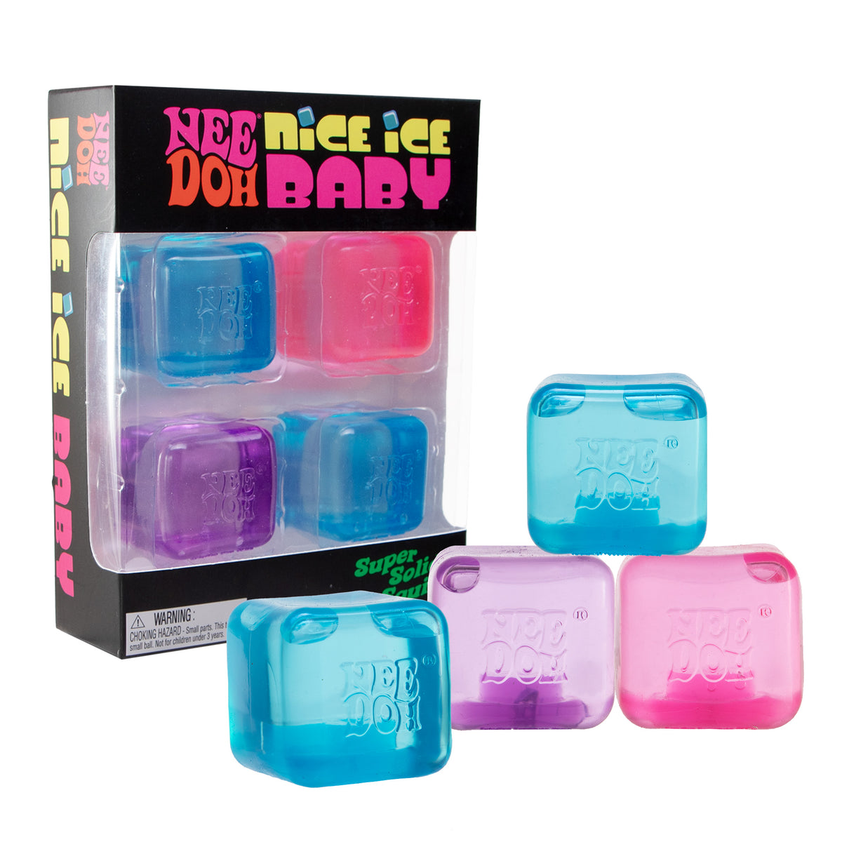 NeeDoh Nice Ice Baby Set｜迷你冰塊 NeeDoh 四件套裝