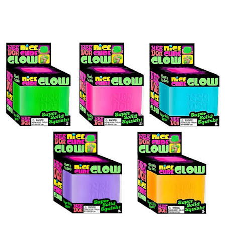 Needoh Glow In the Dark Nice Cube